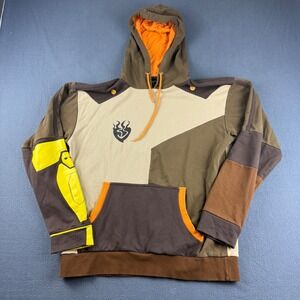 Rooster Teeth Hoodie Men's L Brown RWBY Yang Xiao Long Cosplay Pullover YouTube